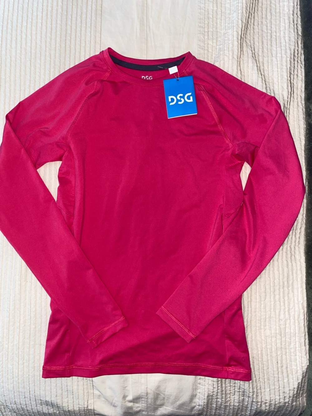DSG Long Sleeve Performance Top - hot pink